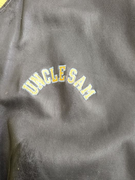 Uncle Sam мъжко кожено яке винтидж уникално М