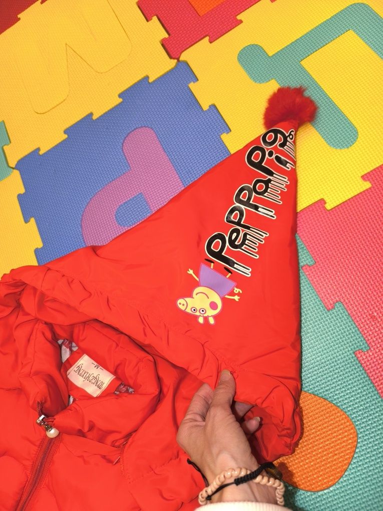 Peppa pig дебело зимно оригинално яке 98-104см