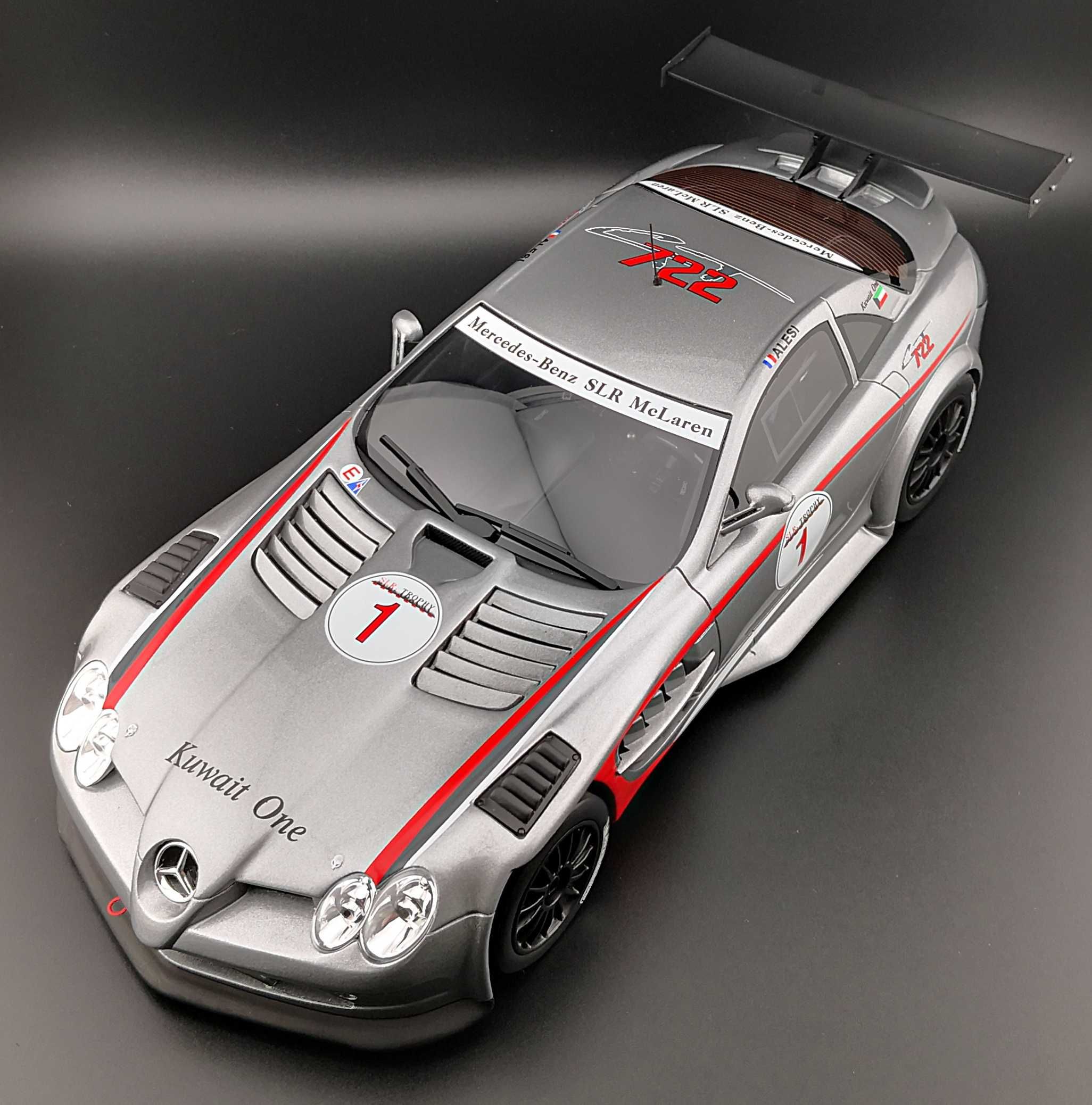 macheta 1:18 Mercedes-Benz SLR 722 GT Trophy–2008 J.Alesi GT Spirit