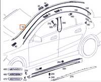 Детайли за Мерцедес C класа и CLA класа с номера-100;80;60;50;30;20
