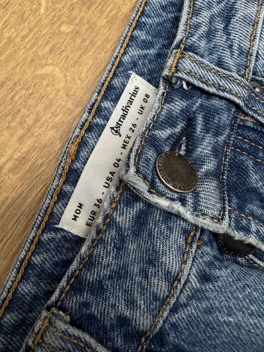 Дънки с накъсан ефект Stradivarius (36-S)