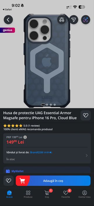 Kit protectie iPhone 16 Pro - 3 huse + folie sticla