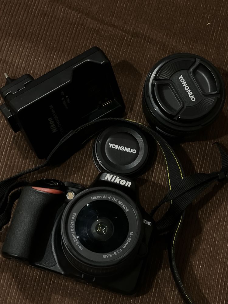 Nikon D3500+Объектив 50мм