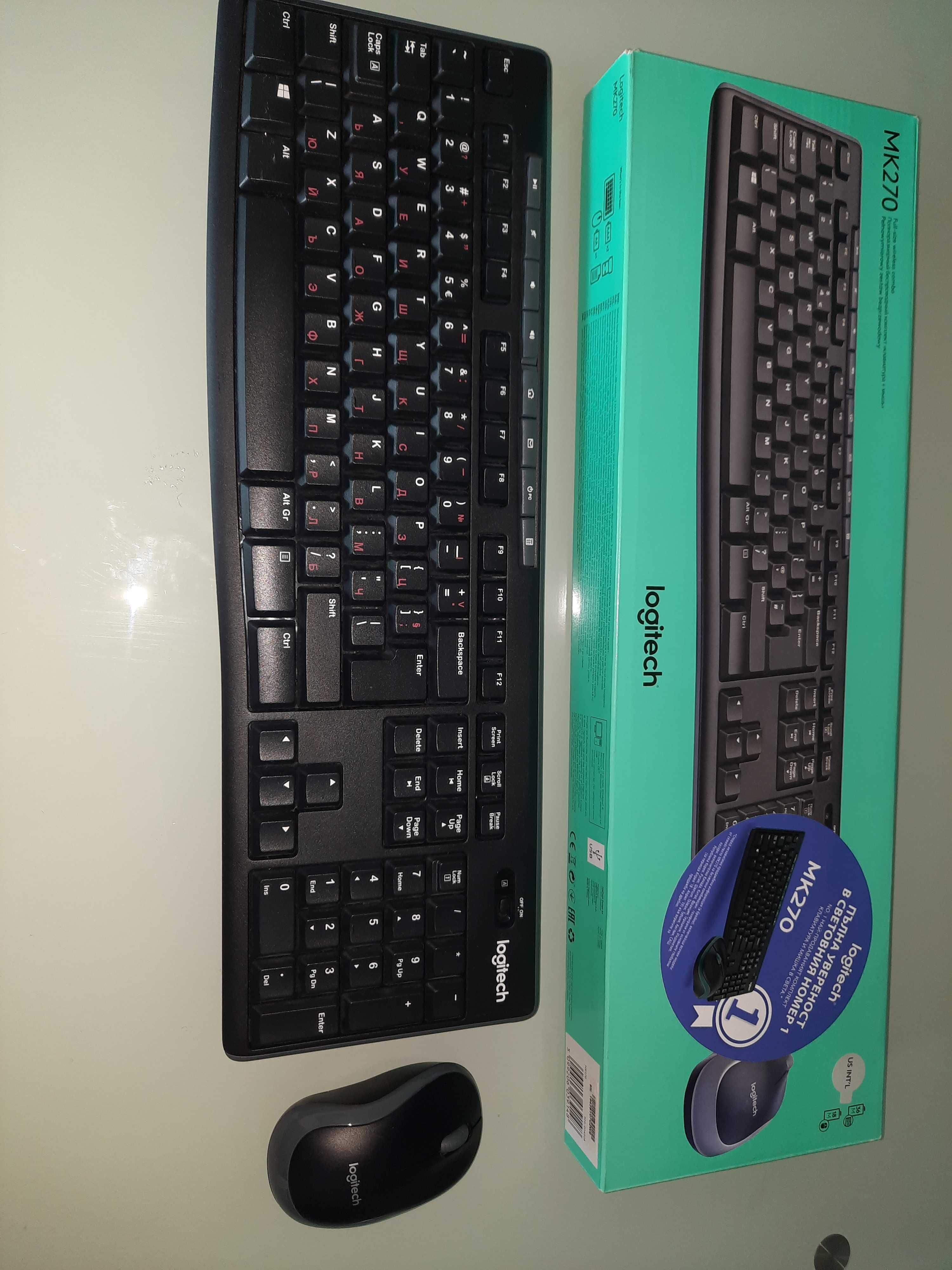 Мишка с клавиатура Logitech