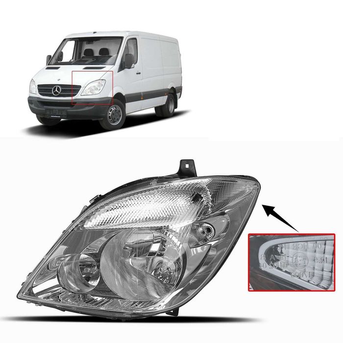 Фарове Фар за MERCEDES SPRINTER 2007 - 2014 / Мерцедес Спринтер
