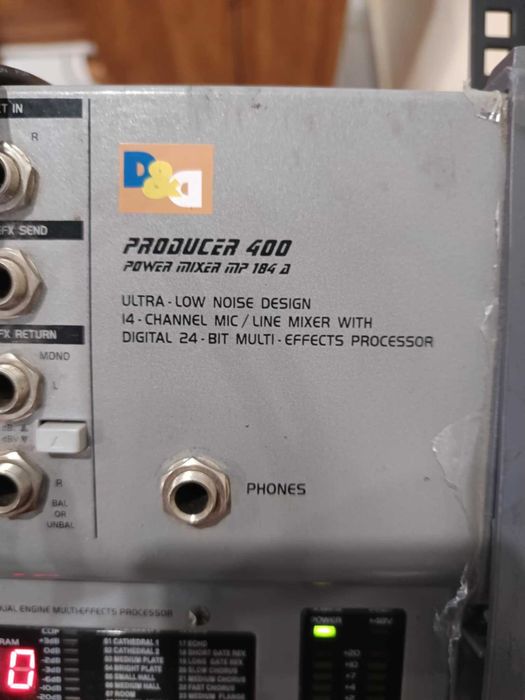 POWERMIXER Producer 400 MP 184A 2x400W