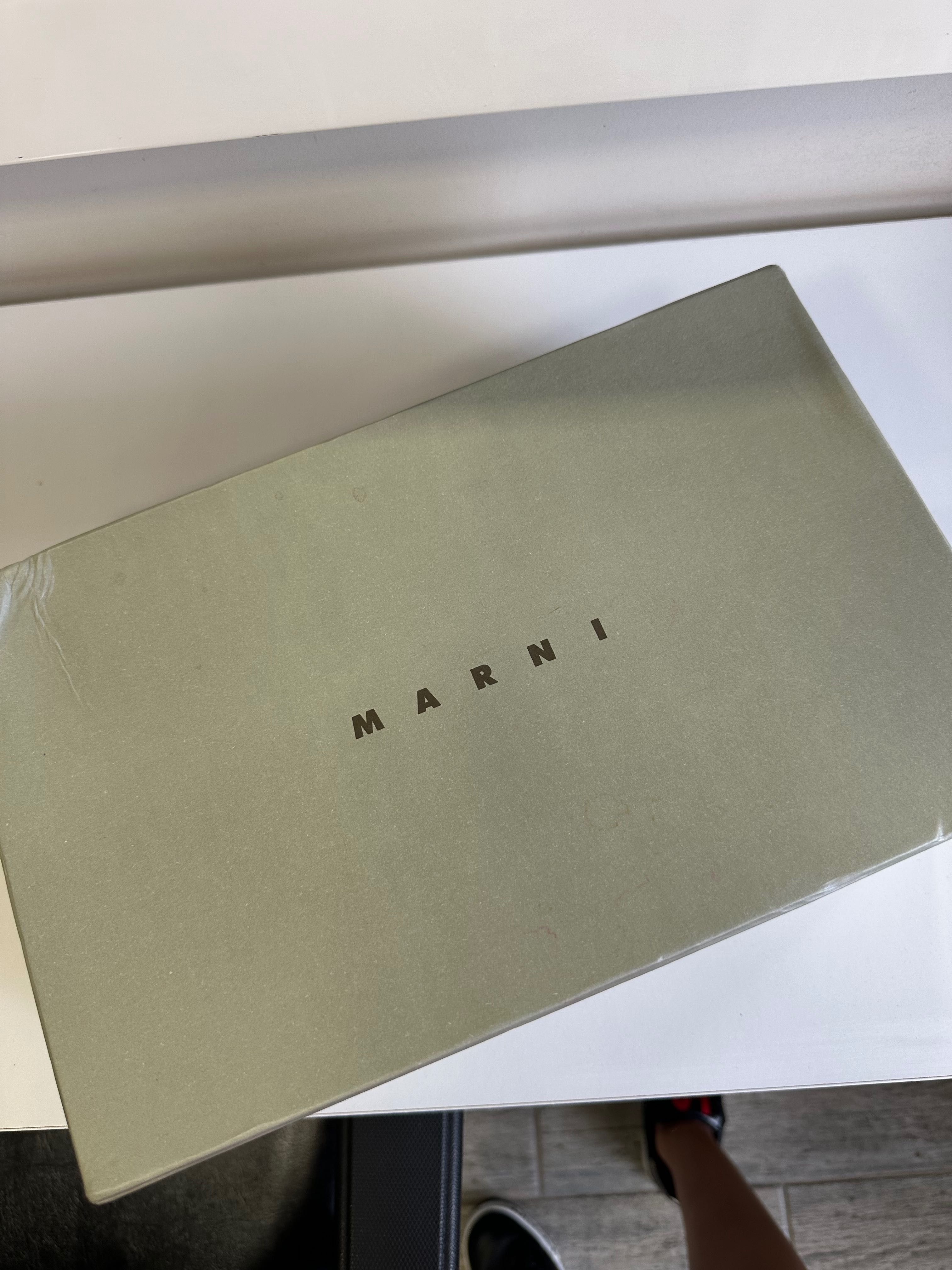 Дамски чехли с косъм Marni