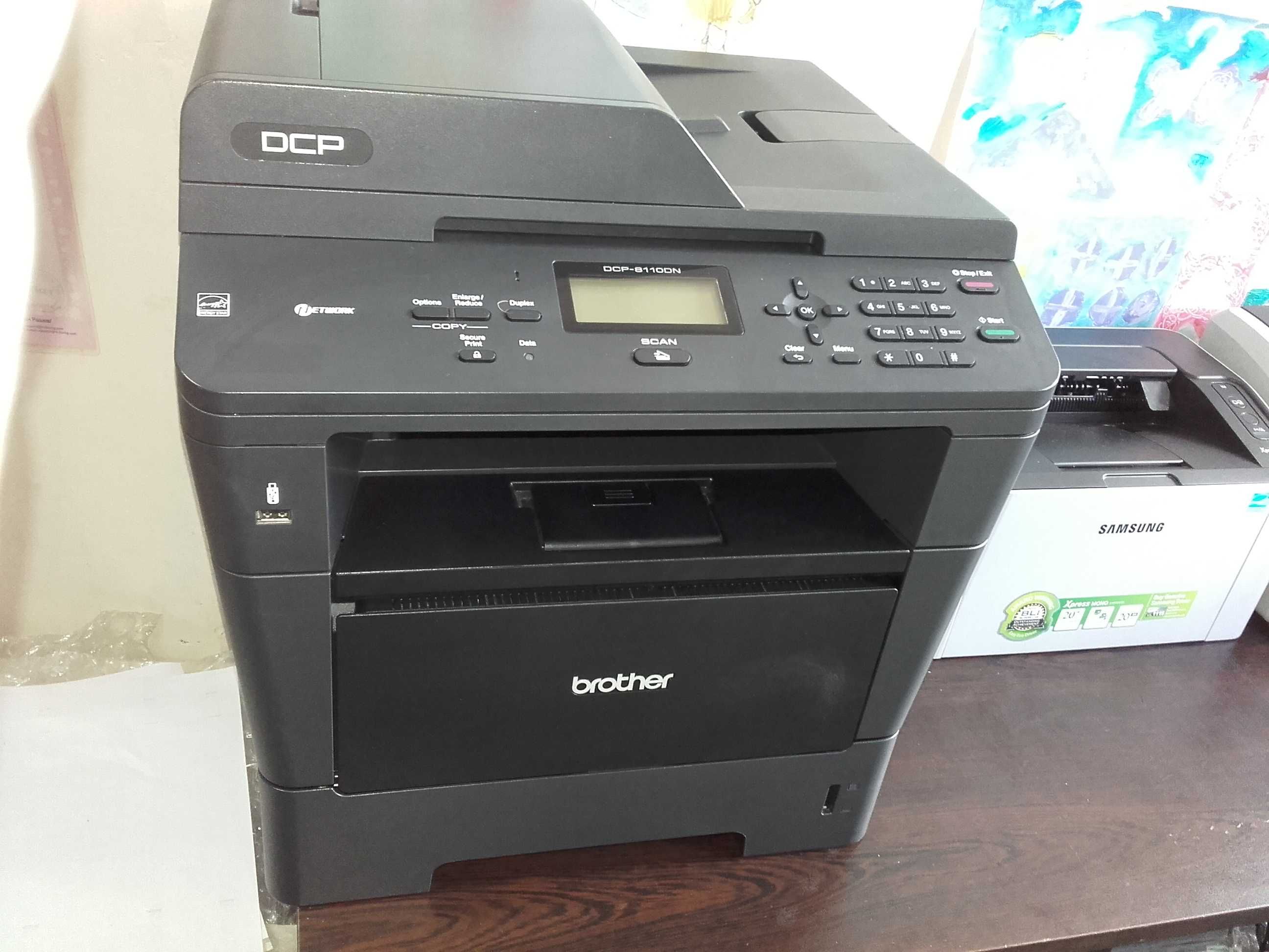 Отличен!!! Лазерен принтер, скенер и копир Brother - DCP 8110 DN