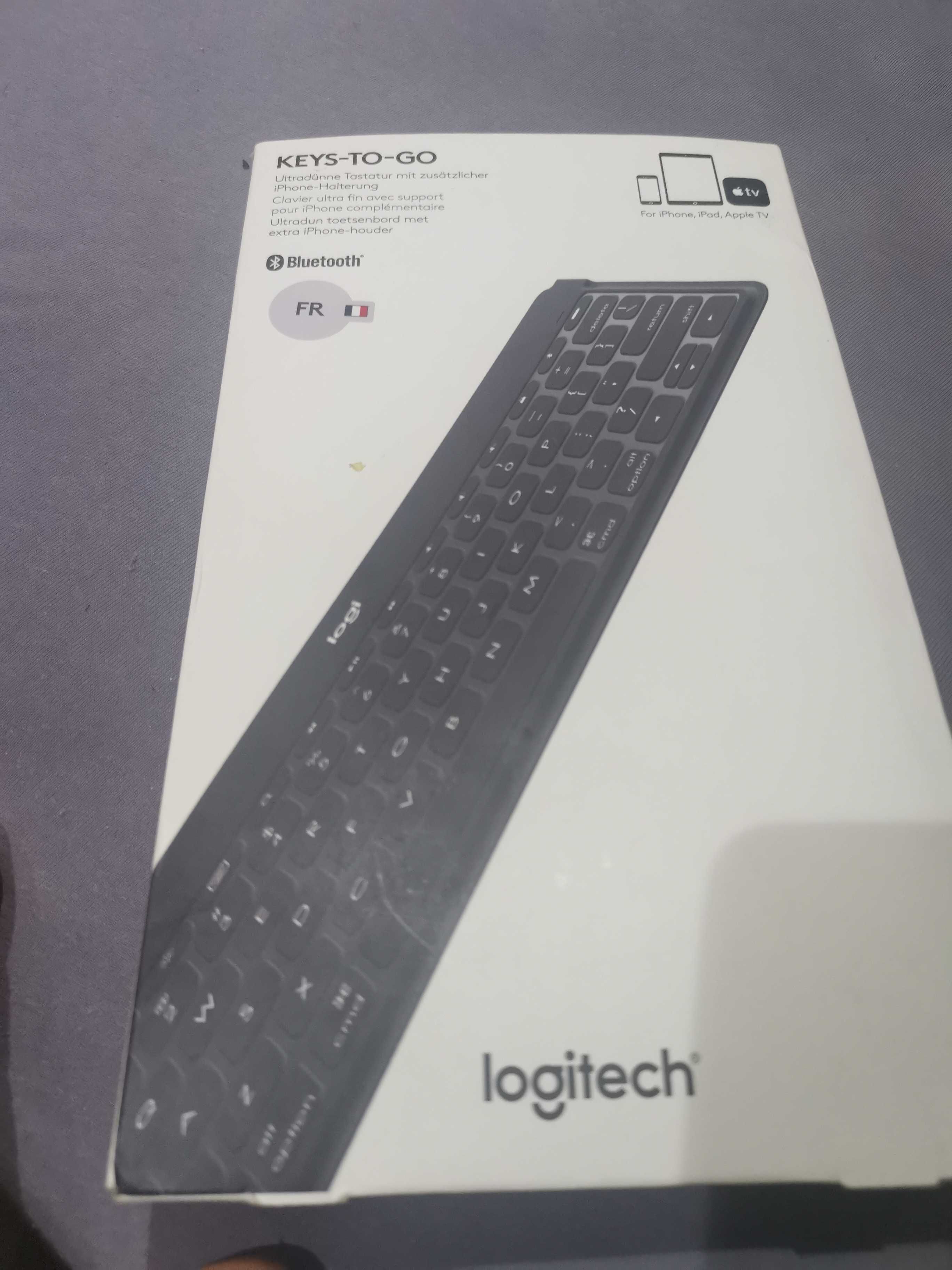 Tastatura Logitech Keys-To-Go Bluetooth FR fara fir - NERGU -