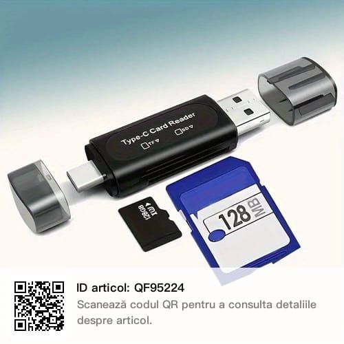 Vand cititor (adaptor) carduri SD si/sau micro SD, 4 in 1