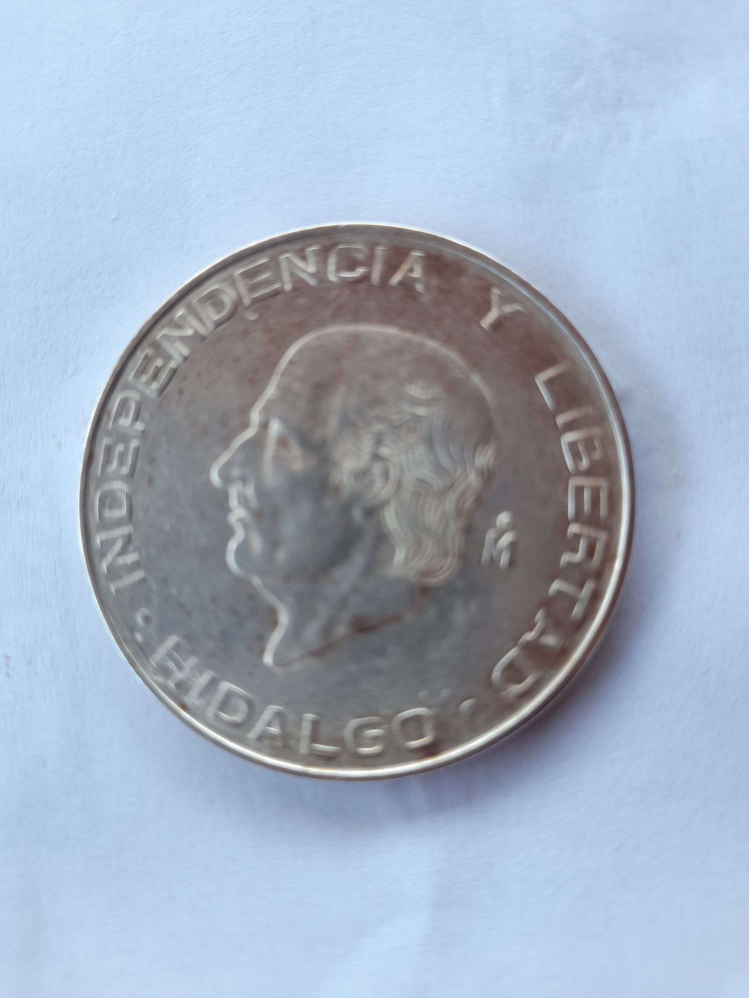 Moneda 5 pesos 1957-55Mexic argint
