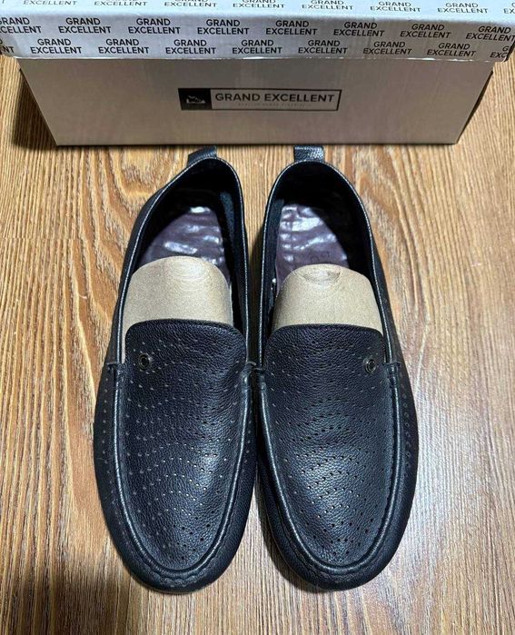 Мужские мокасины кожаные Grand Excellent