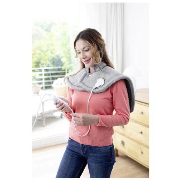 Pad incalzitor electric pentru gat si umeri, 100 W, 6 trepte