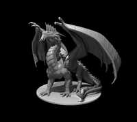 Miniatura 3D Silver Dragon v2