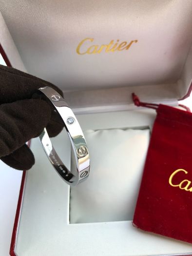 Brățară Cartier LOVE 19 White Gold 18K Diamond