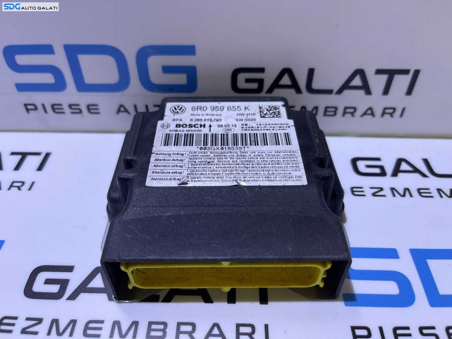 Unitate Modul Calculator Airbag Skoda Fabia 2 2007 - 2015 Cod 6R0959655K [L4332]