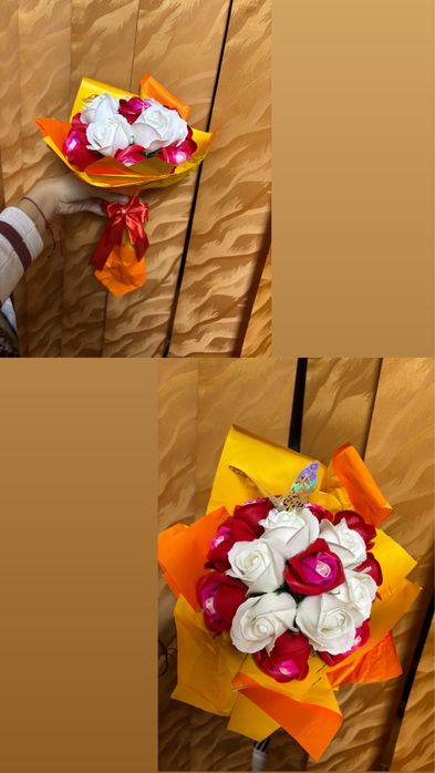 Buchete trandafiri de săpun