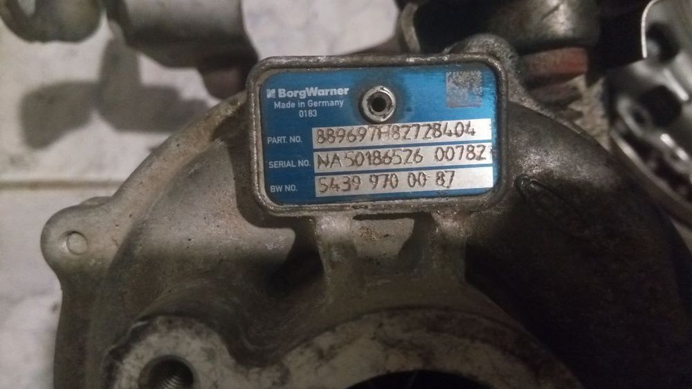 Turbo 1.5 dci, euro 5, 54399700087, K9KR846 Qashqai, Duster