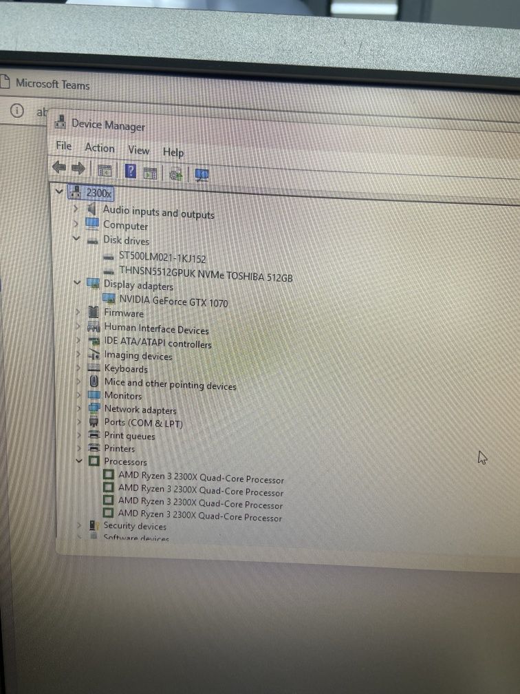 PC Gaming Amd Ryzen 3 2300x quad core