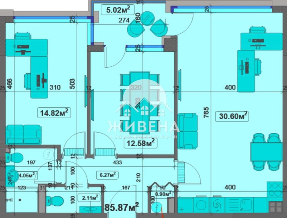Продавам 3-стаен апартамент, Акт 14,  кв. Чайка