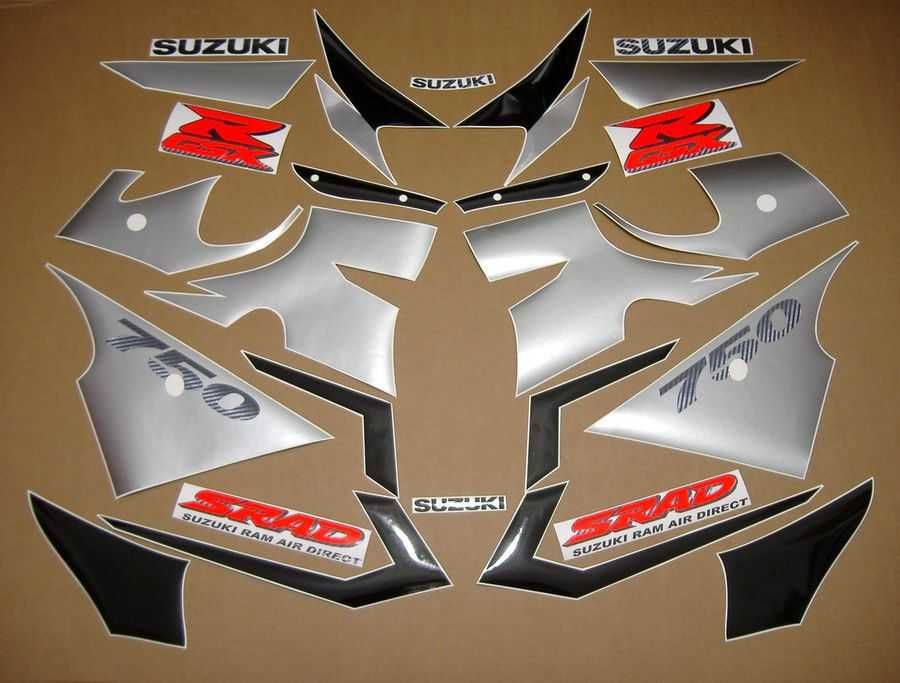 Стикери Сузуки GSXR 750 Srad 1996г.-1999г. Suzuki лепенки срад 1998