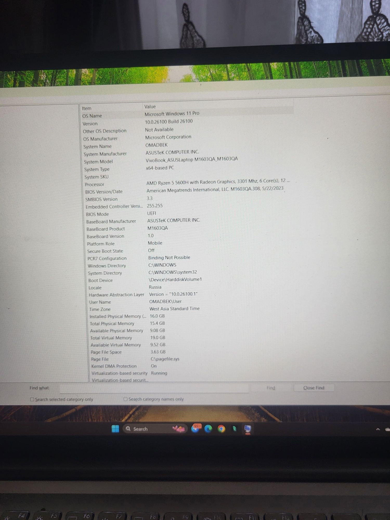 Asus vivobook ryzen 5500H