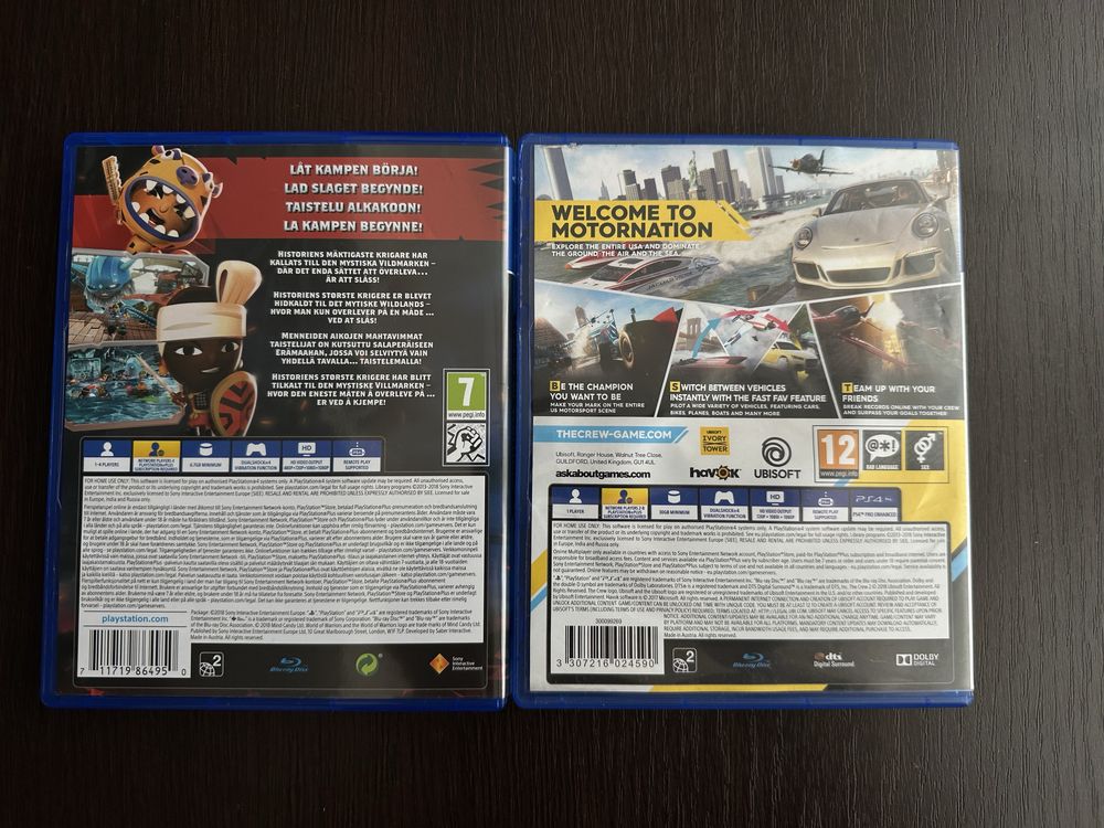 The Crew 2 & World of Warriors PS4 (PlayStation 4)