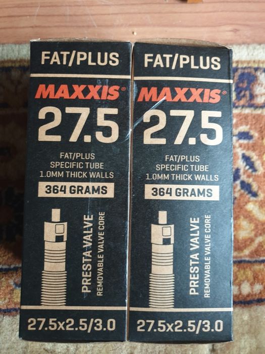 Pereche de camere mtb Maxxis Fat/Pluss 27.5x2.5/3.0 noi