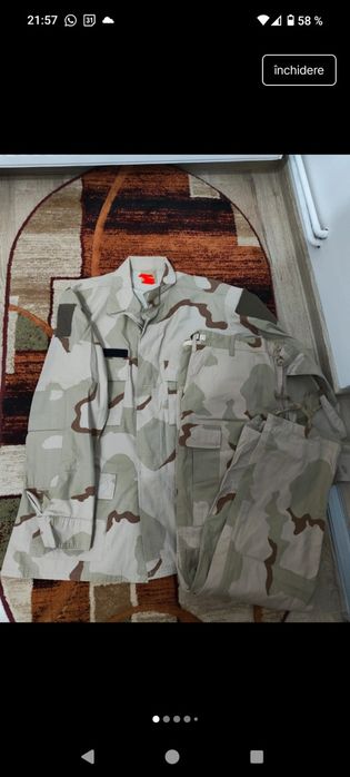 Tinuta Tactica Desert 3 US Army