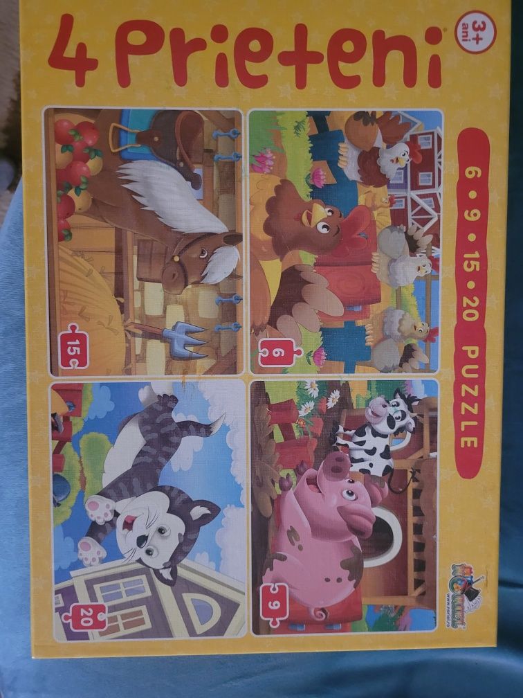 Puzzle copii cu animalute.