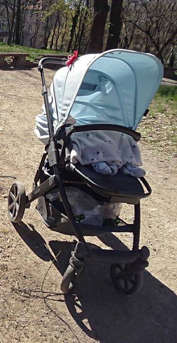 ABC Design Salsa 4 количка с кош за новородено и седалка като нова