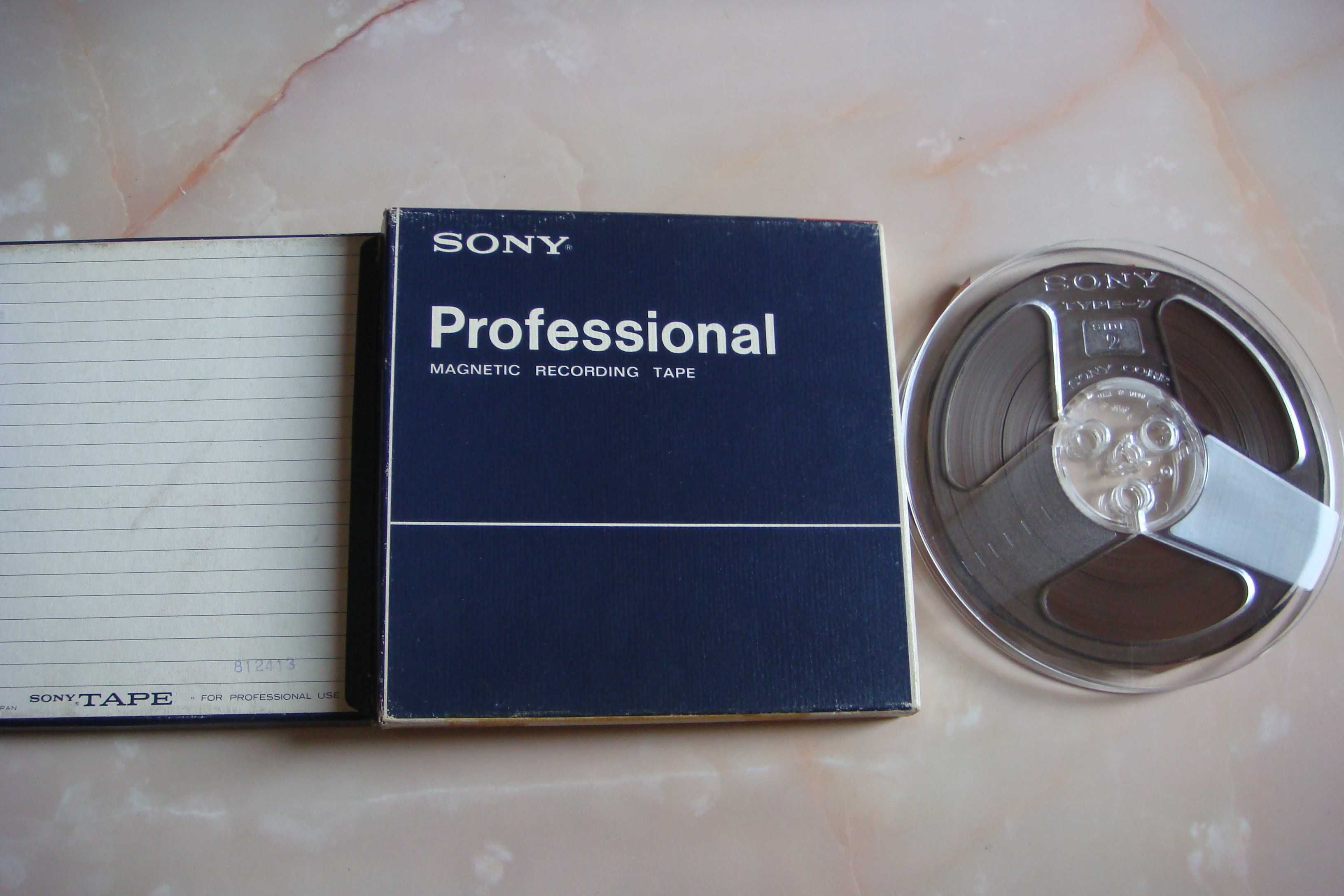 Sony   ( катушки, магнитная лента, с записью)