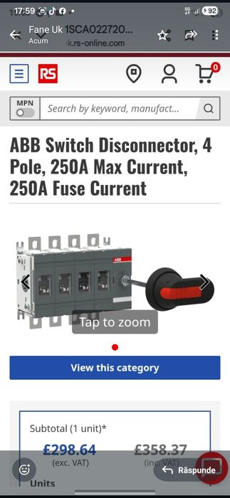 Comutator sarcină intre două surse!pret 500 ron!