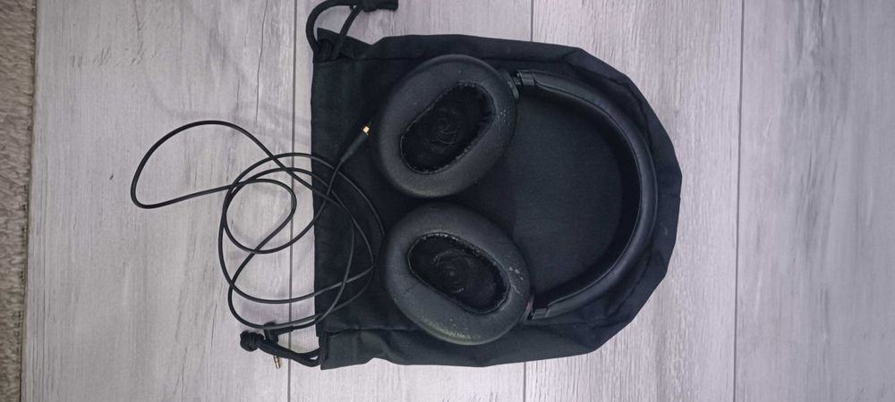 Casti Over the Ear Sony MDR-1AM2B, Cu fir, Microfon, Negru