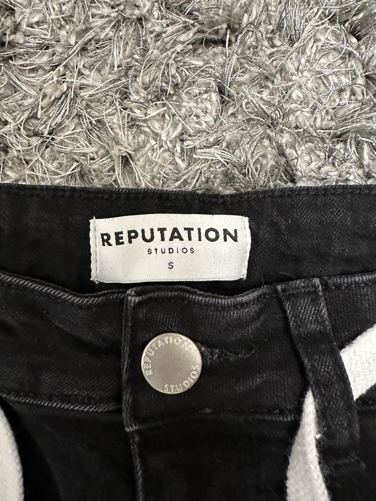 Reputation Studios Biker Patch Denim