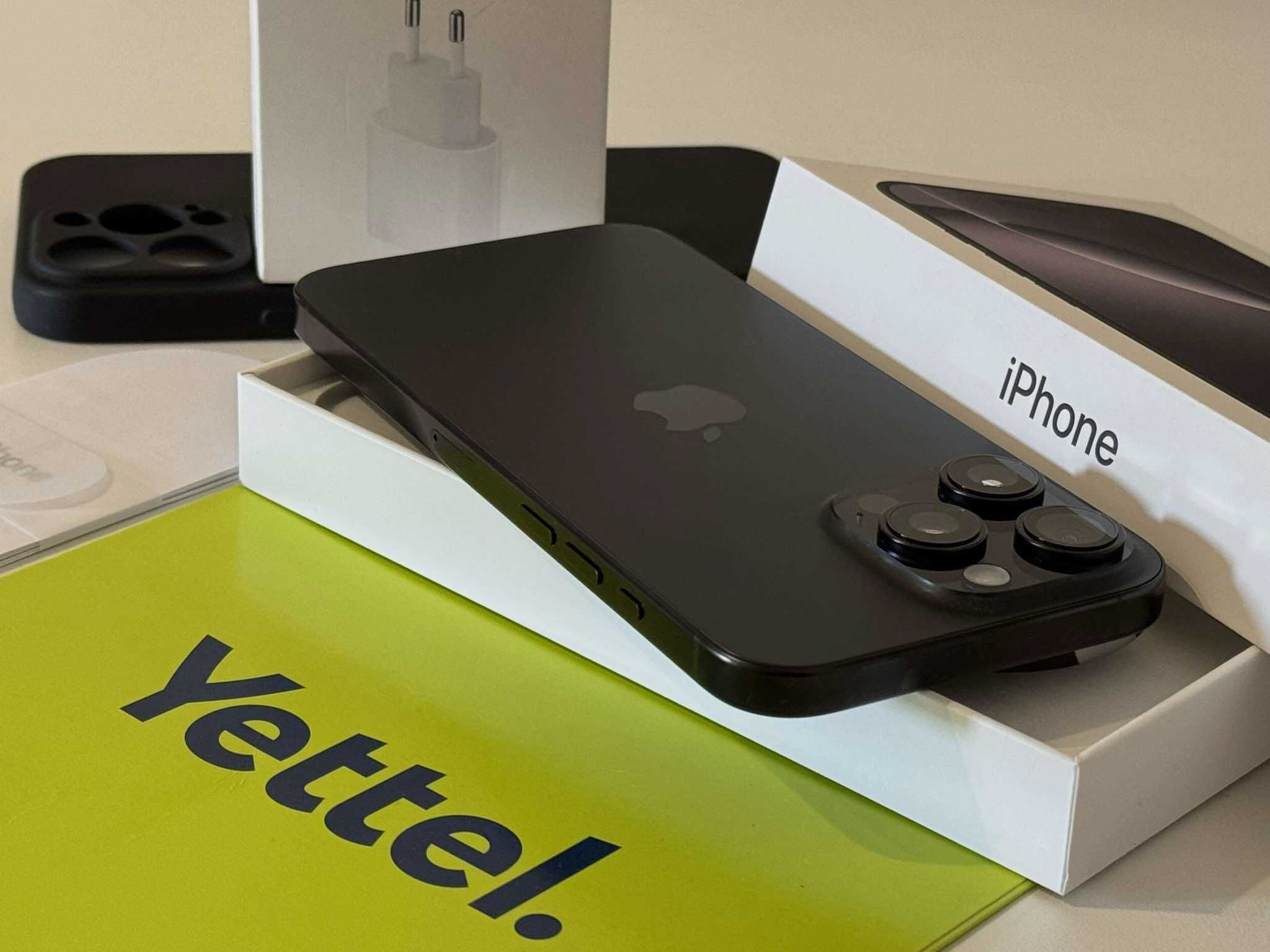 Бартер!НОВ 36м.Гаранция 6 Цикъла iPhone 16 Pro Max 512GB + Зарядно