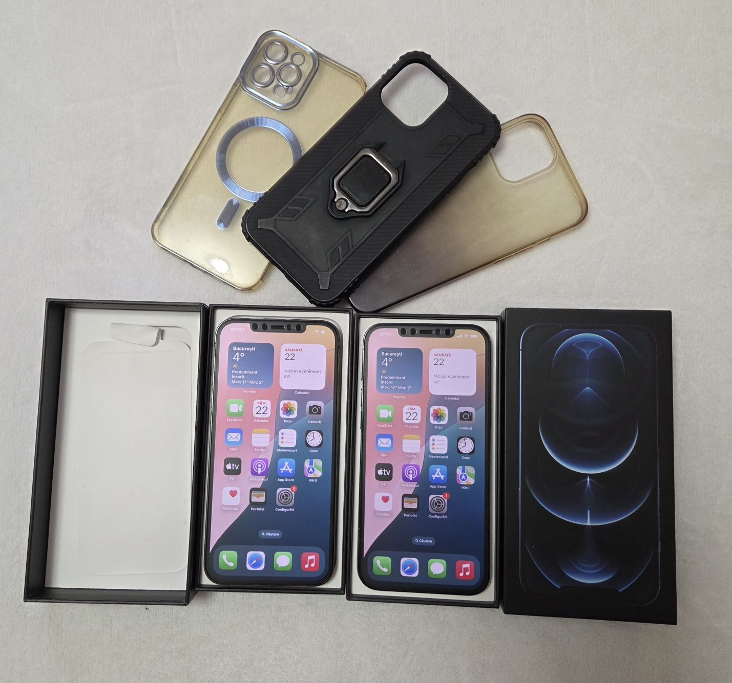 2 Iphone 12 pro max 128GB baterie 89% stare impecabilă