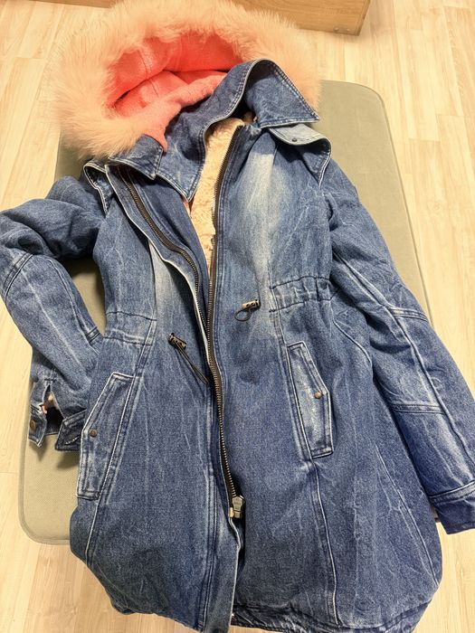 Дънкова парка с подплата Alessa