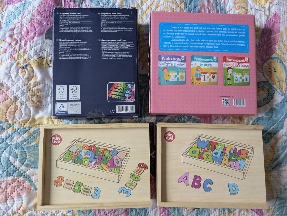 Set jocuri cu litere si numere