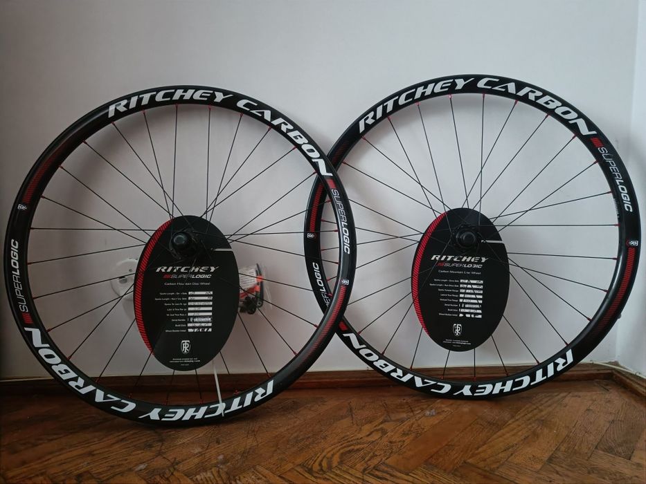 Set roti bicicleta Ritchey Superlogic Carbon Tubular 26" noi