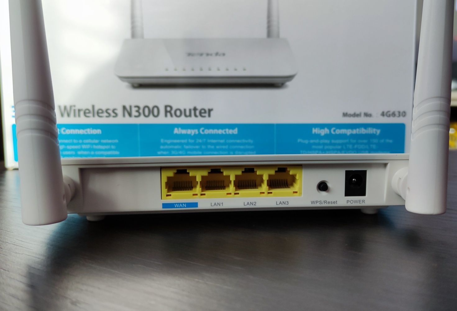 Router Wireless Tenda 4G630, 3G/4G, 300Mbps, 2 antene, portabil