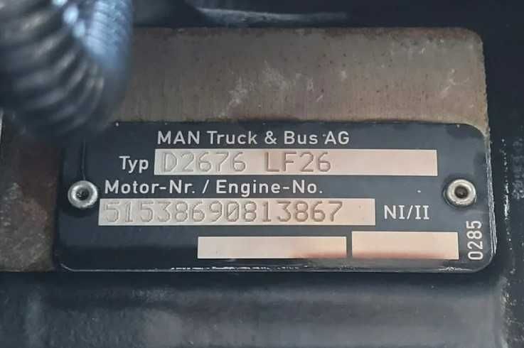 Motor complet D2676 LF26 MAN TGX 480 CP - Piese de motor MAN