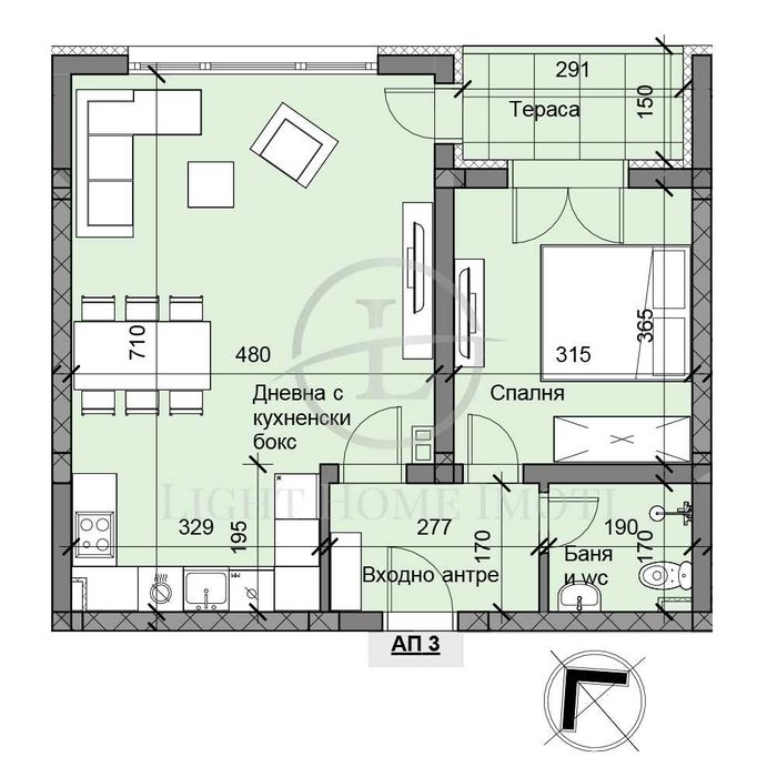 Продава се Двустаен апартамент в Пловдив, Остромила - 71 кв.м за 1198 €/кв.м - Снимка #6
