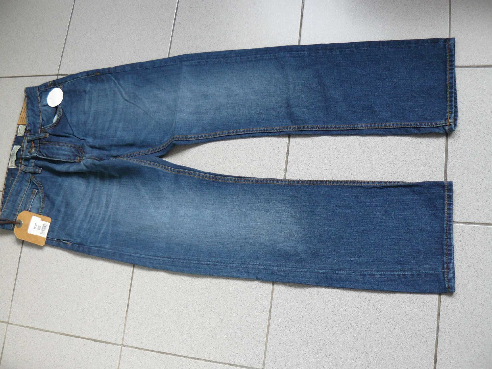 Jeans Barbati Blue French Market By Celio Originali,Nr. 36,Noi, Franta