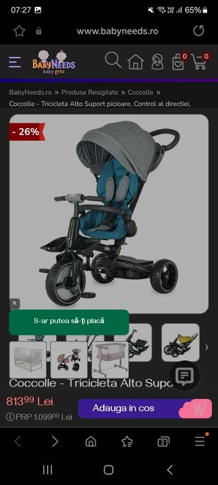 Tricicleta copii  ALTO