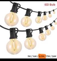 Ghirlanda LED  interconectabila 16.5m cu 30 becuri