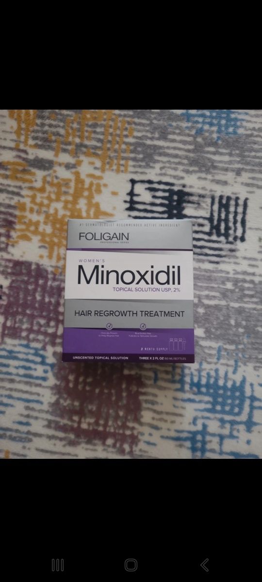 Minoxidil 2%, 2 flacoane sigilate, 100 ron,fara pipeta