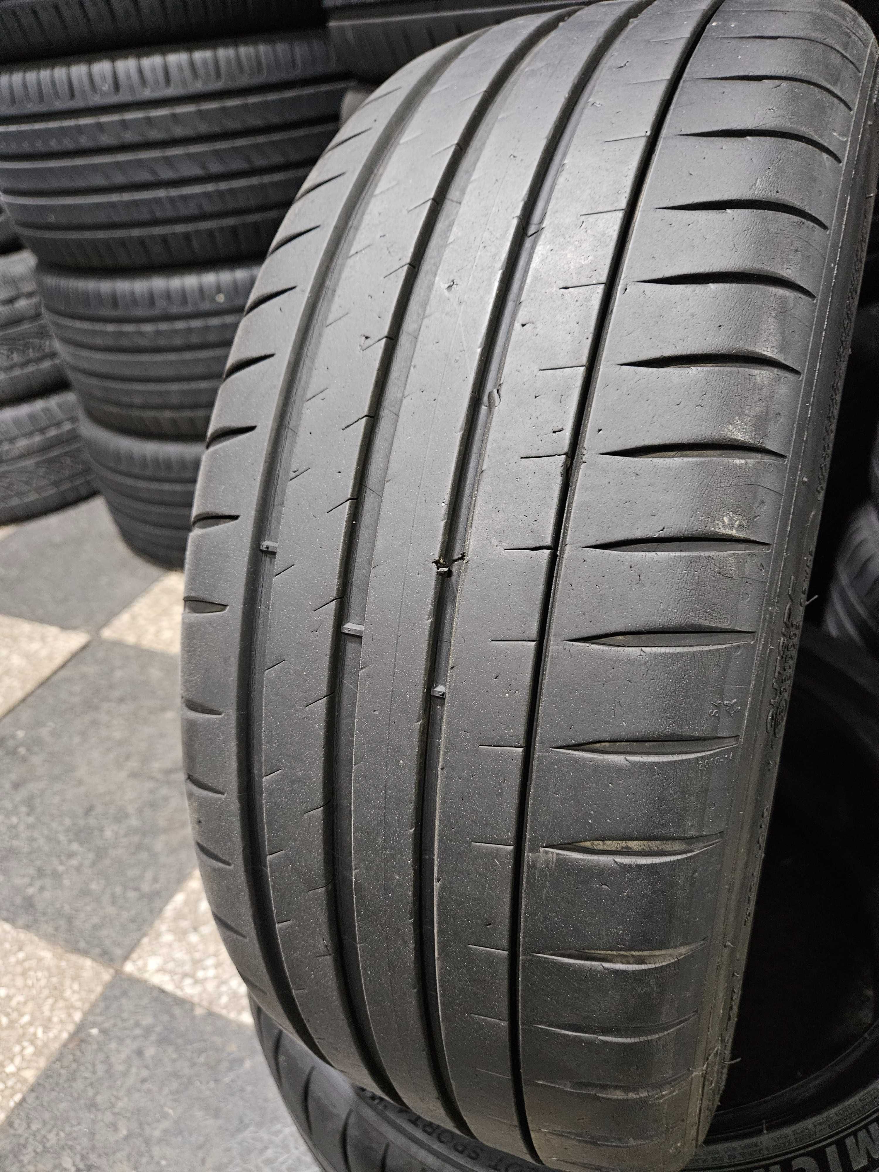 2бр 205/45/17 MICHELIN 6,5мм грайфер дот:22г безплатен монтаж