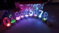 Set de numere multicolore -led