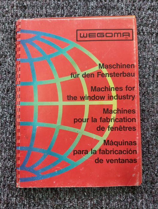 Едноглава залепваща машина 0.2мм. WEGOMA Германия за дограма